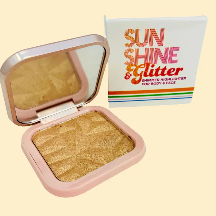Sunshine & Glitter Highlighter Shimmer Compact