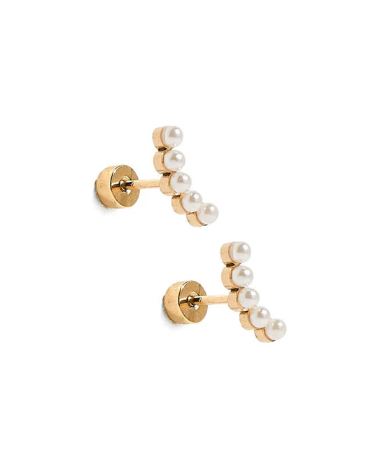 Abigail Pearl Stud Earrings