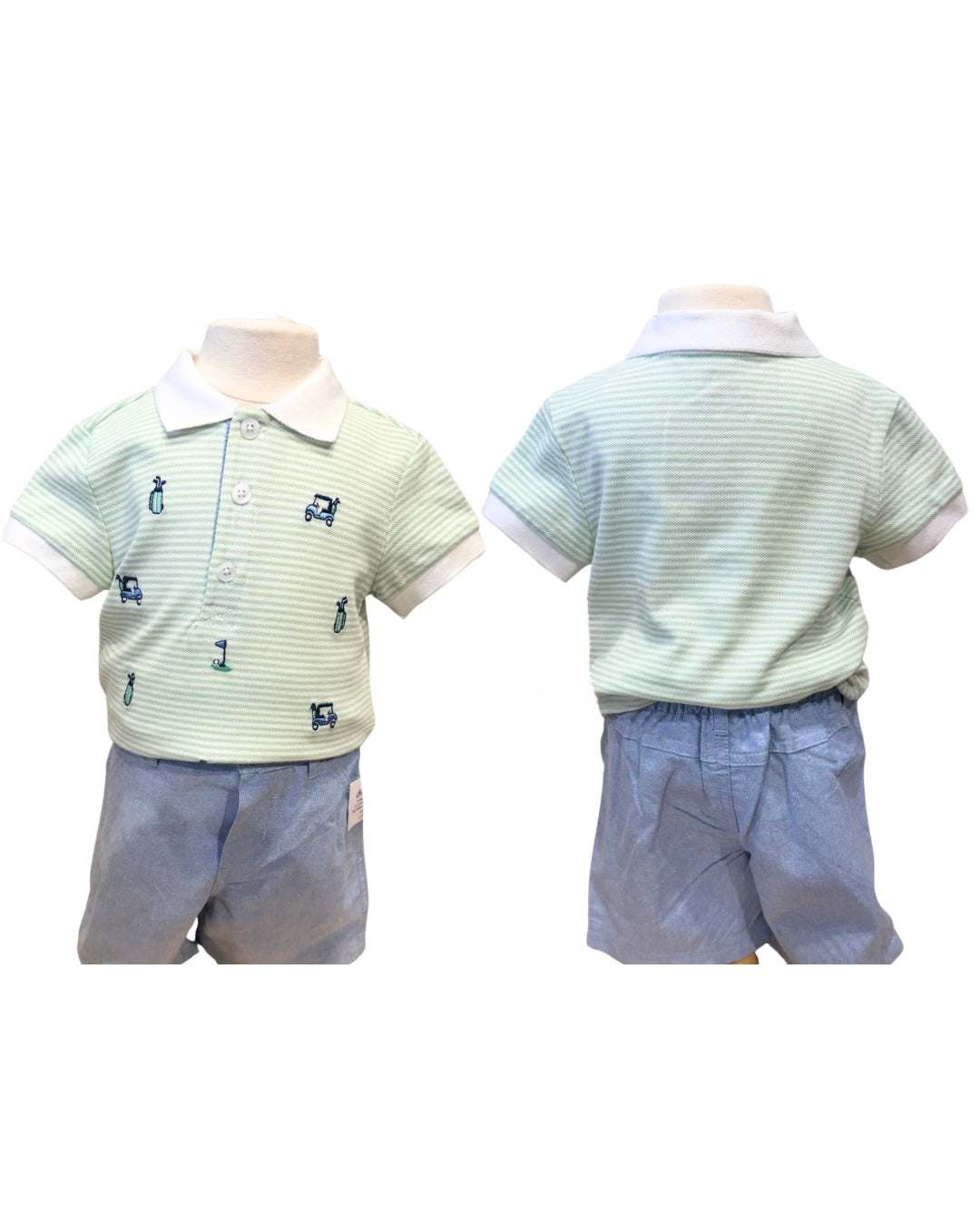 Toddler Golf Polo Short Set