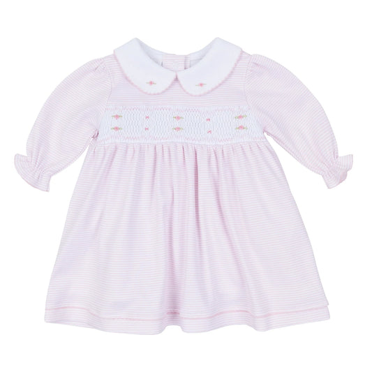 Anna Smocked Long Sleeve Dress
