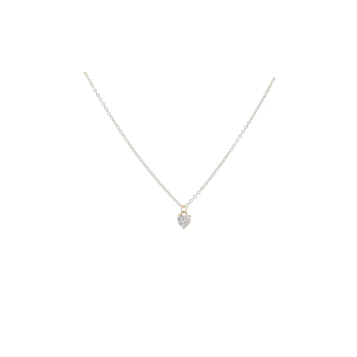 KIDS 18K GOLD PLATED CABLE CHAIN NECKLACE WITH BIRTHSTONE