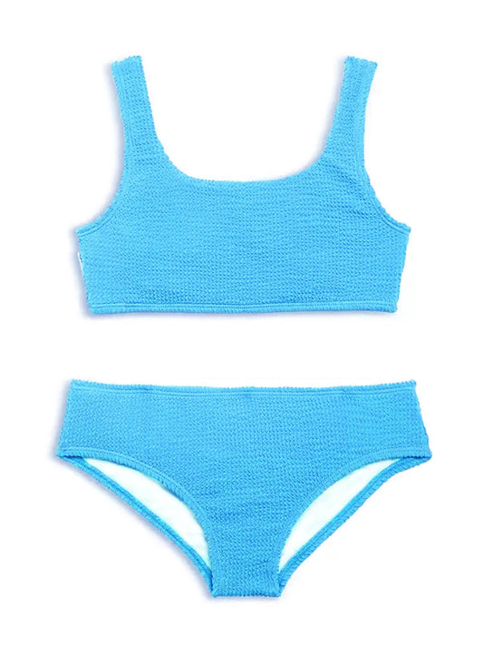 Aspen Crinkle Square Neck Bikini Set