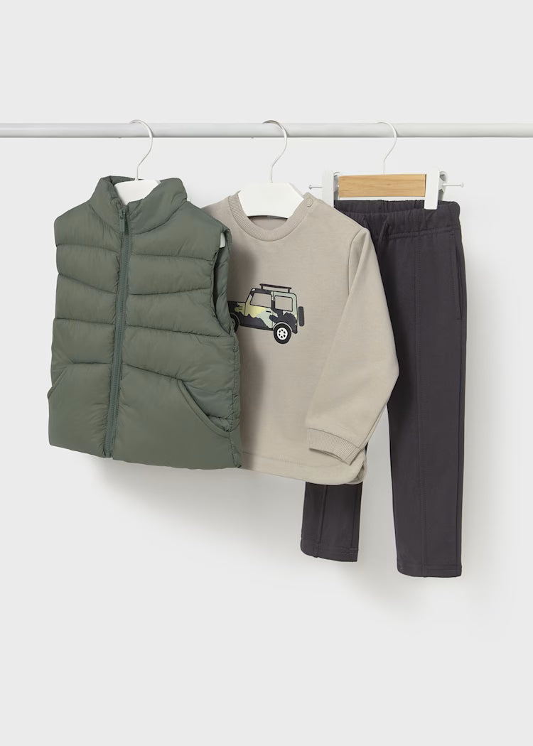 Pullover Vest Pant Set