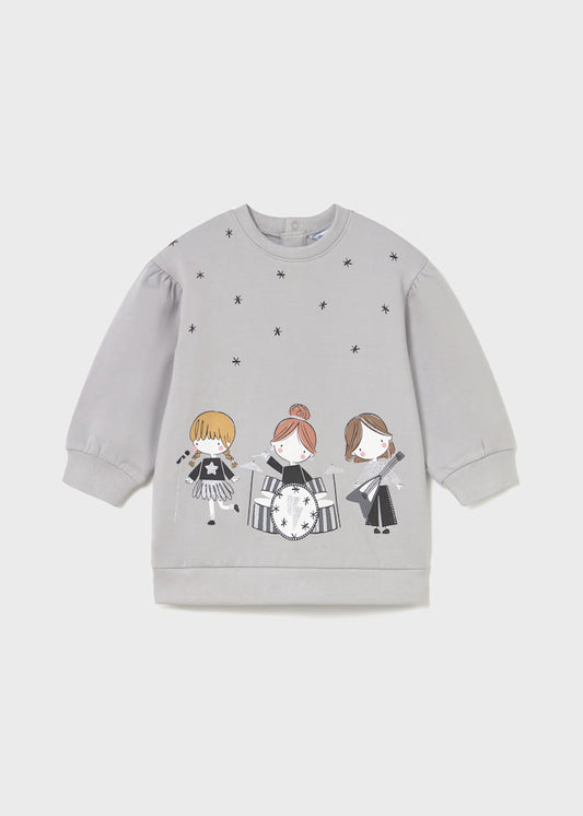 Rockband Fleece Dress