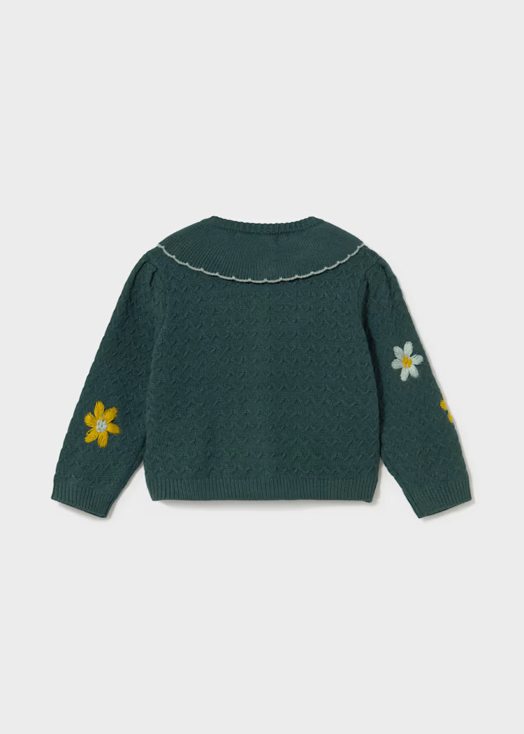 Baby Floral Knit Cardigan