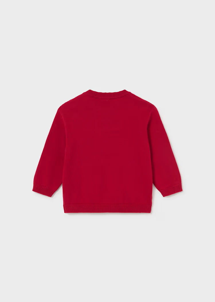 Baby's Dog Intarsia Sweater