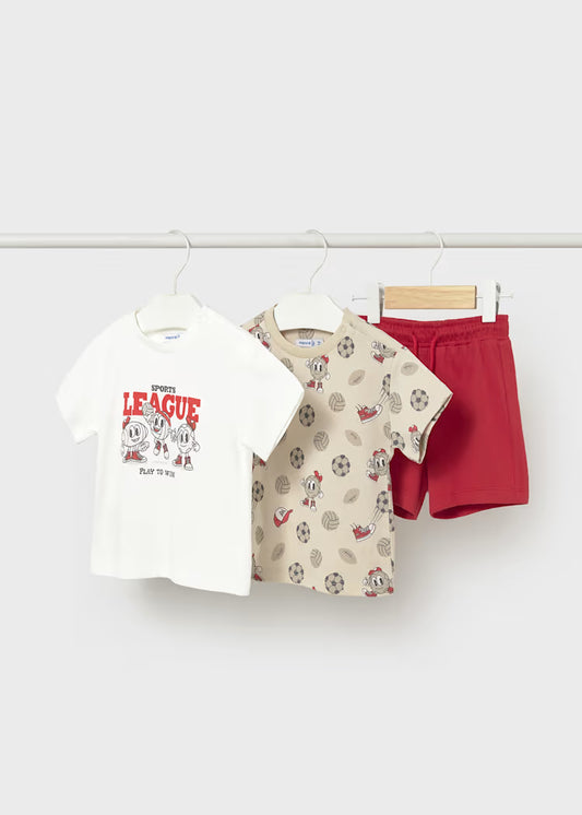Sport League Baby Knit 3-Piece Set