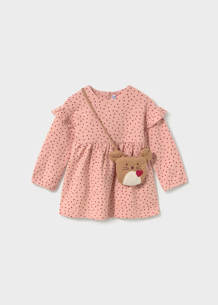 Baby Polka Dot Dress W/ Bag