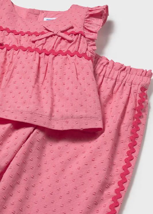 Baby Ruffled Pants and Blouse 2-Piece Set