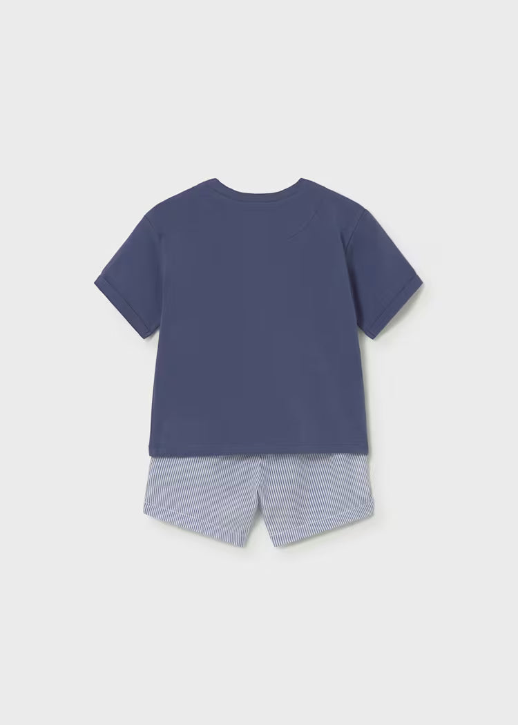 Shorts and Animals in Pocket T-Shirt 2-Piece Set