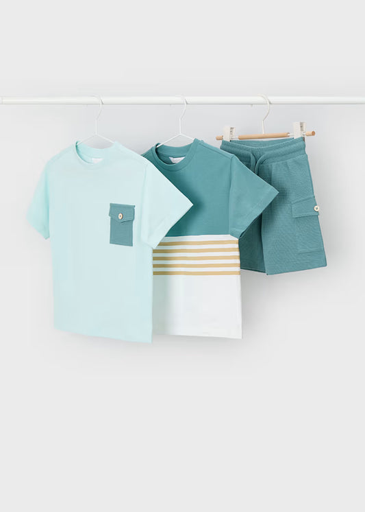 Dark Cyan 3-Piece Knit Set