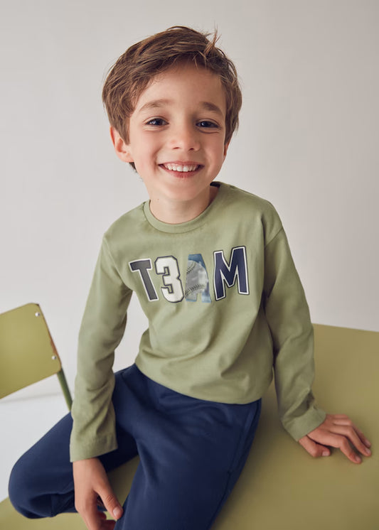 TEAM Graphic T-Shirt Pistacho