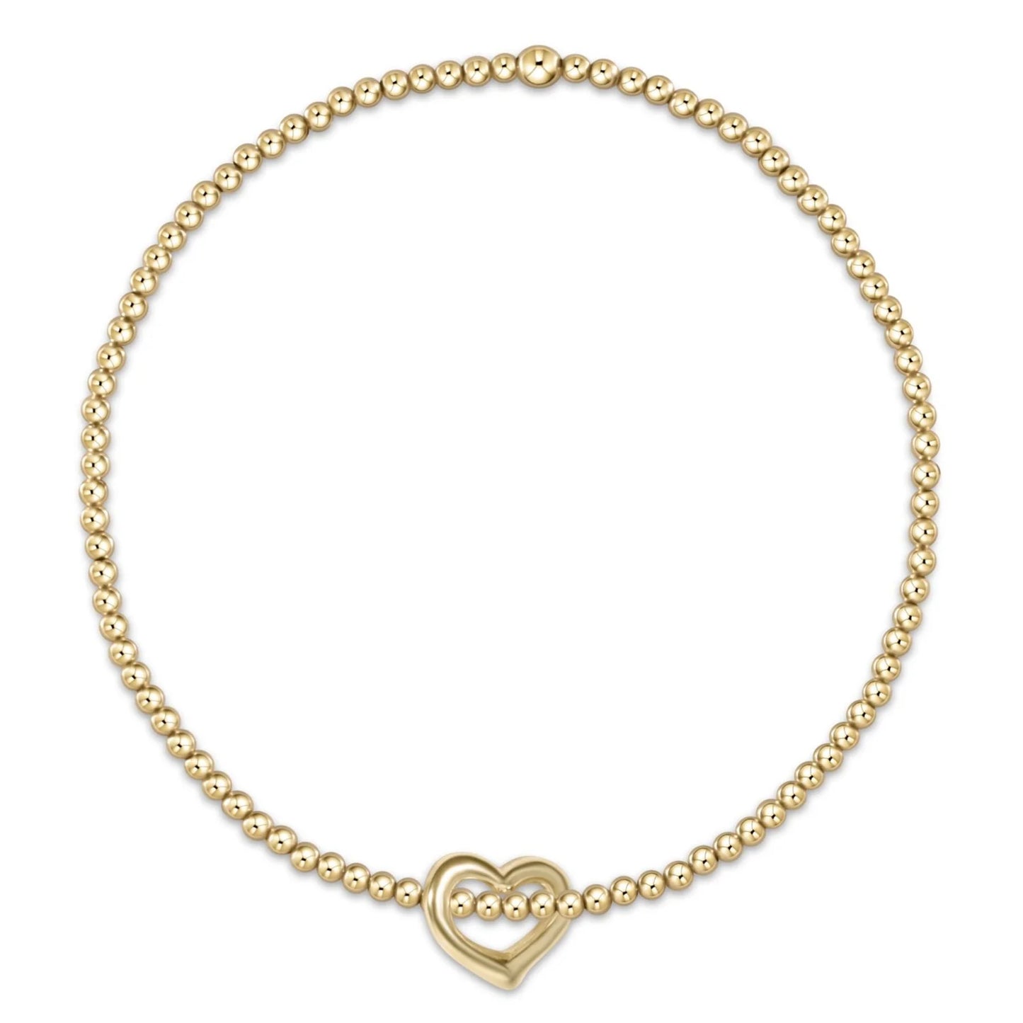 egirl Classic Gold 2mm Bead Bracelet