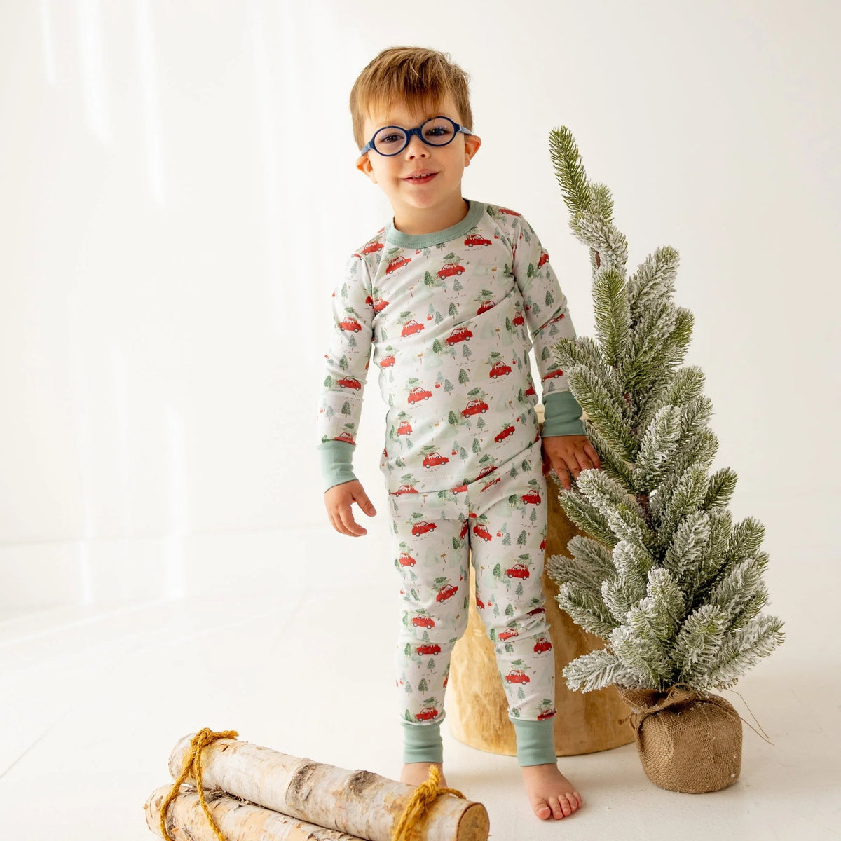 Evergreen Express Long Pajamas