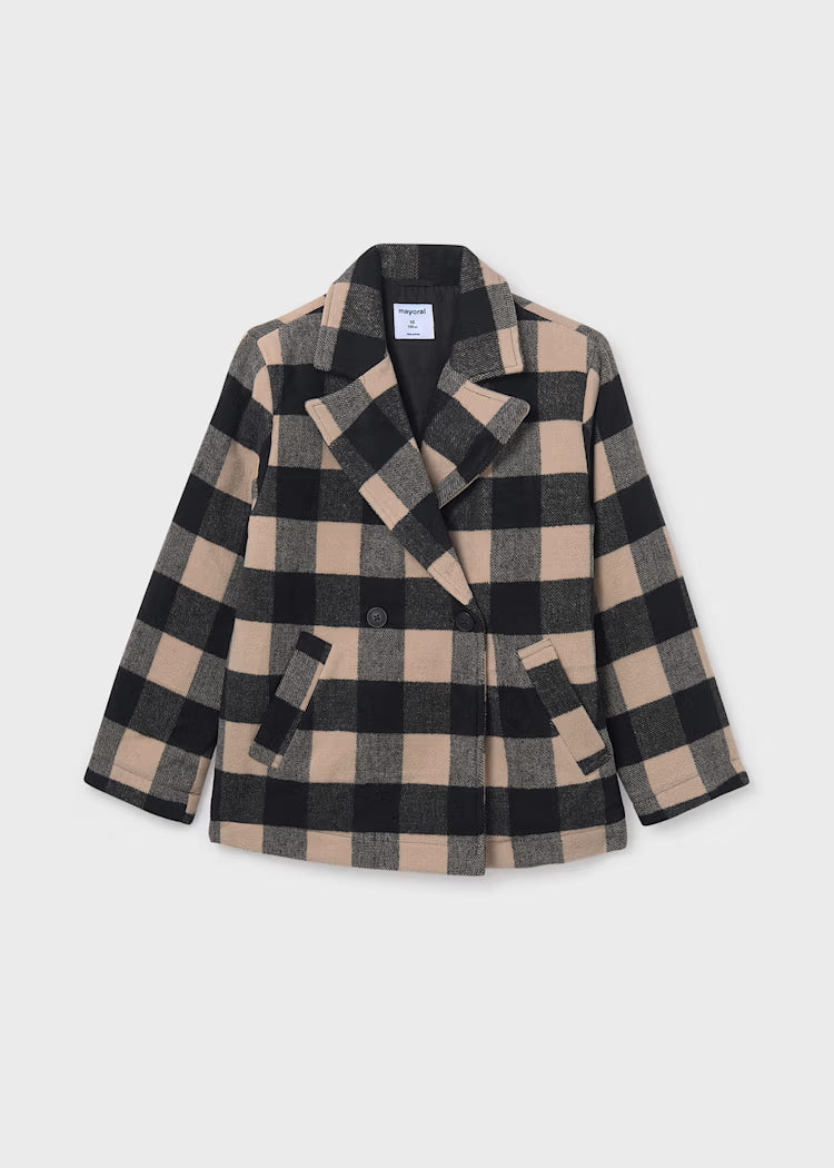 Girls Jacquard Coat
