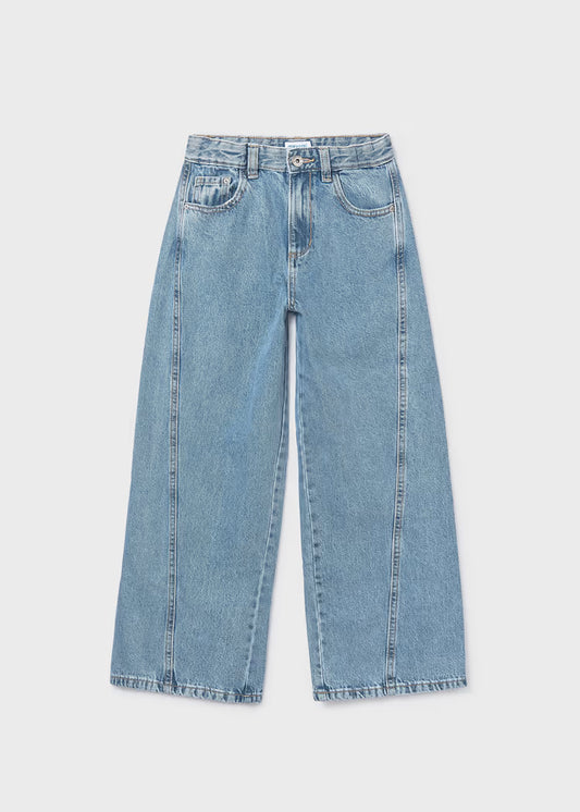 Girl Denim Wide-leg Pant