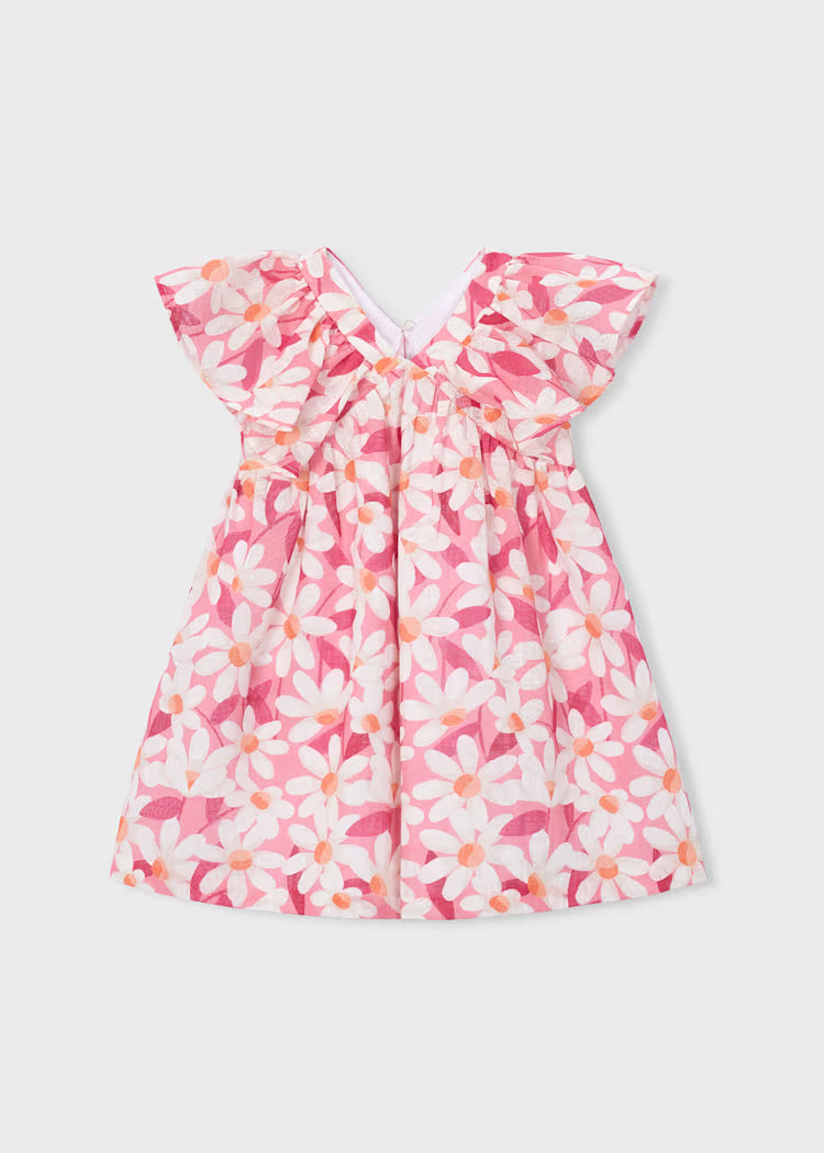 Girls Pink Floral Dress