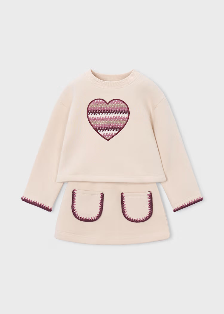 Heart Skirt Set