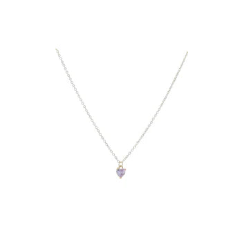 KIDS 18K GOLD PLATED CABLE CHAIN NECKLACE WITH BIRTHSTONE