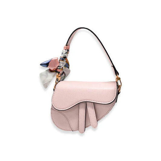 Mini Saddle Purse w/ Scarf