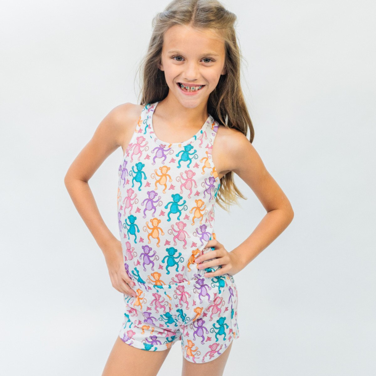 Monkey Jammie Short Set