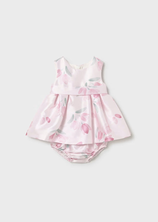 Baby Girl Floral Dress W/ Bloomers