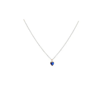 KIDS 18K GOLD PLATED CABLE CHAIN NECKLACE WITH BIRTHSTONE