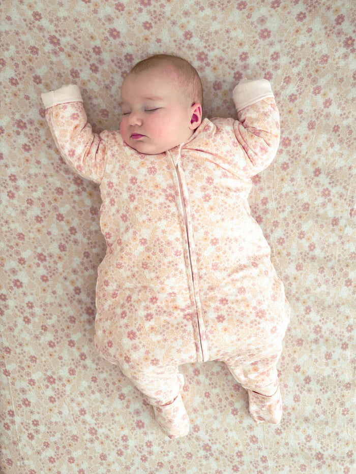 Long Sleeve Footie Sleep Sack| Sorbet